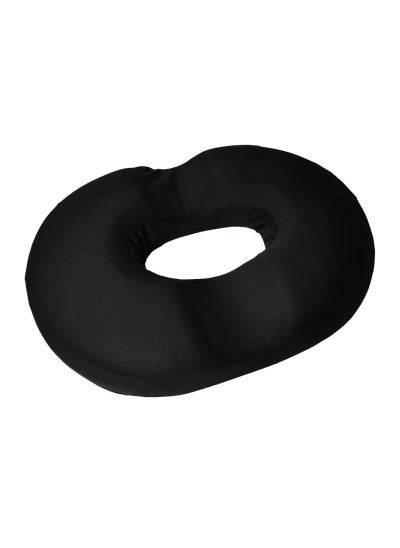 اشتري Premium Quality Contoured Donut Cushion Memory Foam Pillow Donut Pillow Seat Cushion For Car Chair Home Office 1 Pcs Black في السعودية