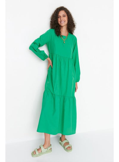 Buy Woman Modest Dress Green in Egypt
