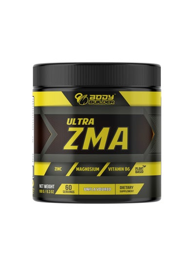 Buy Body Builder Ultra ZMA, Unflavored, 60 Servings -180gm in UAE