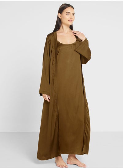 اشتري Night Slip Dress With Robe في السعودية