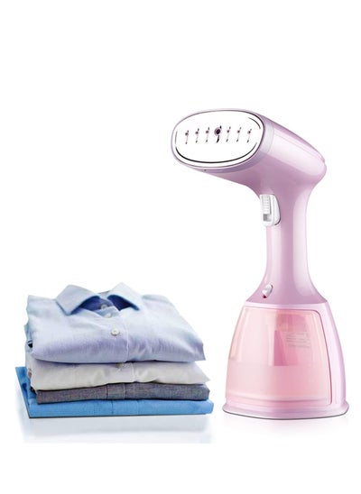 اشتري Portable Clothes Steamer, 1500W Garment Steamer, Fast Heat-Up Steam Iron with 350ML Large Detachable Water Tank, Lightweight Travel Steamer, Travel Iron for Fabrics and Clothes في السعودية