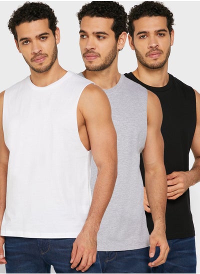 Buy 3 Pack Essential Vests in Saudi Arabia