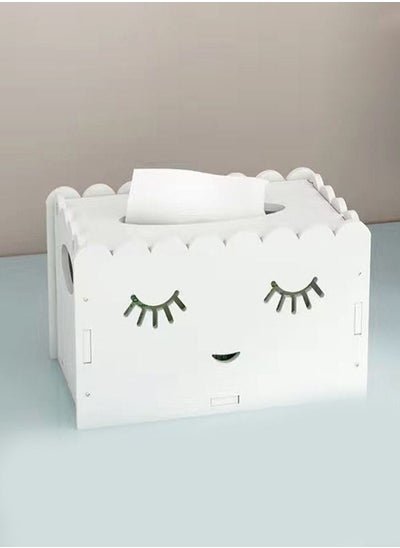 Buy New Bathroom Tissue Box Hollow Pattern Design in UAE