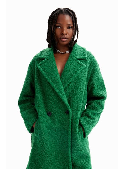 Buy Double-breasted bouclé coat in Egypt