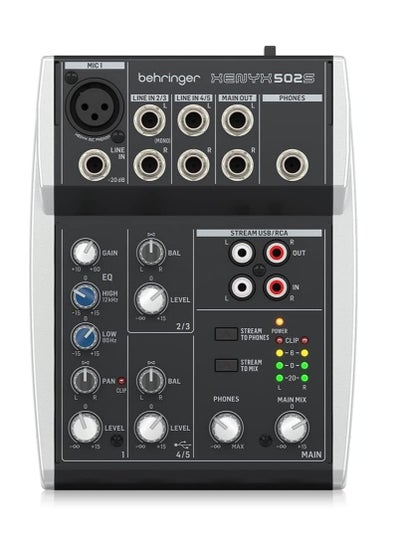 اشتري Behringer USB Streaming Interface Mixer XENYX 502S في الامارات