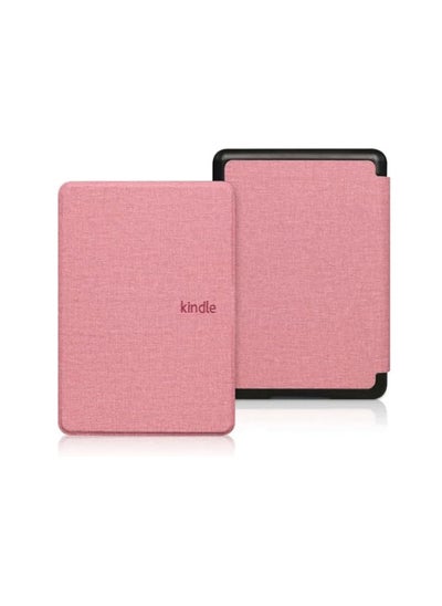 Buy Ecosystem Premium Pu leather Case With Hand for Kindle Paperwhite 11th Generation and Kindle Paperwhite Signature Edition (6.8 inch, 2021 Release) - Cover with Auto Wake/Sleep (Pink) in Egypt