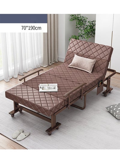 Buy Portable Folding and Simple Recliner Bed for Office and Home 70Cm in UAE