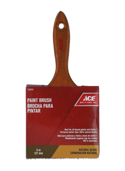 Buy Paint Brush with Wood Handle Multicolor 5inch in Saudi Arabia