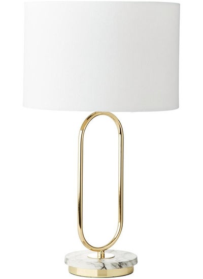 Buy Table Lamp - Gold And White in Egypt