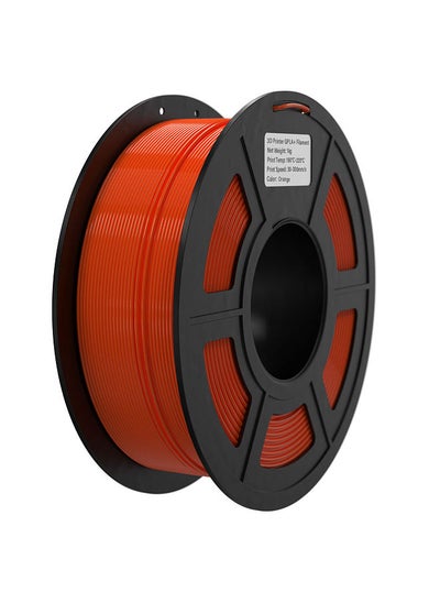 Buy 3D Printer Filament FLASH PLA 1.75mm 1KG(2.2lb) High Speed 3D Printing Material Stable Extrusion Spool Accuracy +/-0.02mm - Orange in UAE