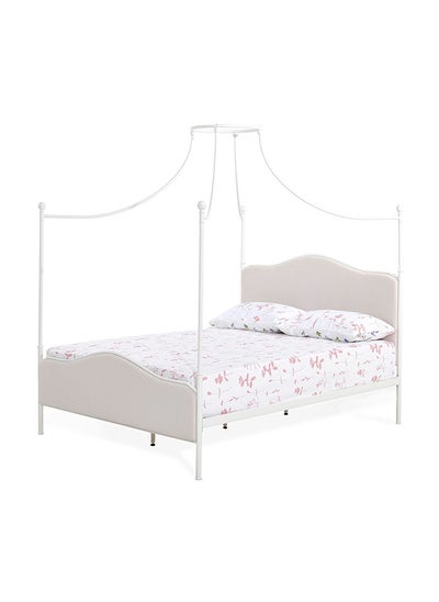 اشتري Lille Queen-Sized Bed, Cream - 150x200 cm في الامارات