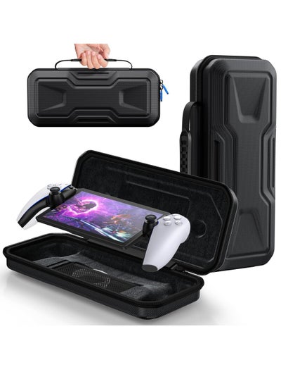 Buy Carrying Case for PlayStation Portal, Protective Hard Shell Portable Travel Carry Handbag Full Protective Case Accessories for PlayStation Portal Remote Player (Black) in Saudi Arabia