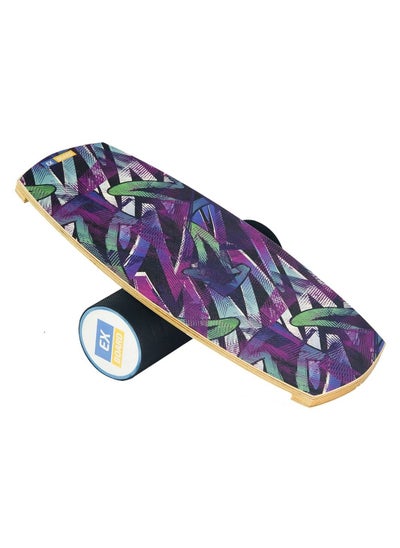 اشتري Balance Board GRADIENT, Surf Balance Board Trainer, Balance Exercise Board for Hockey, Surfing, and Snowboarding في الامارات