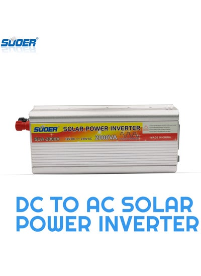 اشتري DC to AC Solar Power Inverter DC12V to AC230V Inverter 2000VA - SUOER SUA2000A في السعودية