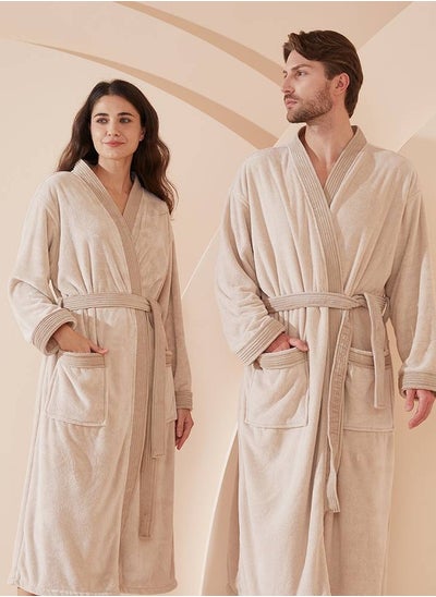 Buy Modern Robe - Beige in Saudi Arabia