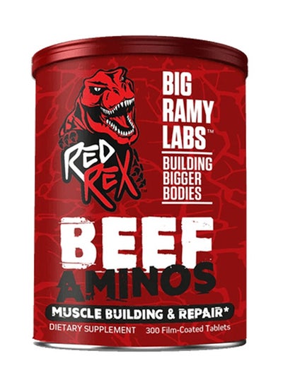 Buy Big Ramy Labs Red Rex Beef Amino, Improve Exercise Performance, Supports Energy and Muscle Developments, 300 Tablets in UAE