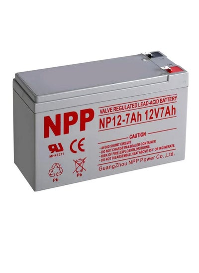 Buy NPP12V 7Ah Rechargeable Battery in Egypt