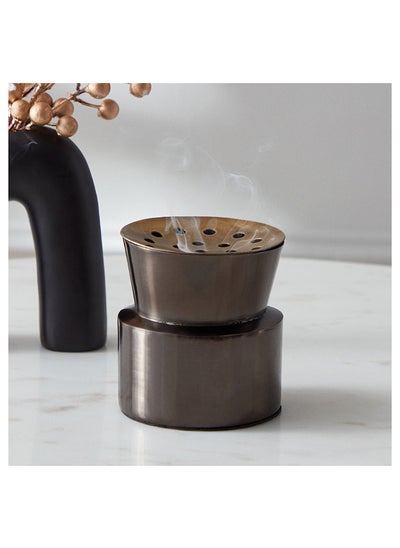 اشتري Splendid Metal Incense Burner 9 x 10 x 9 cm في الامارات