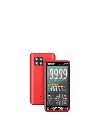 اشتري جهاز قياس متعدد رقمي ذكي بشاشة تعمل باللمس 9999 عدد نطاق تلقائي قابل للشحن محمول NCV مقياس عالمي الفولتميتر مقياس التيار الكهربائي - 621A في السعودية