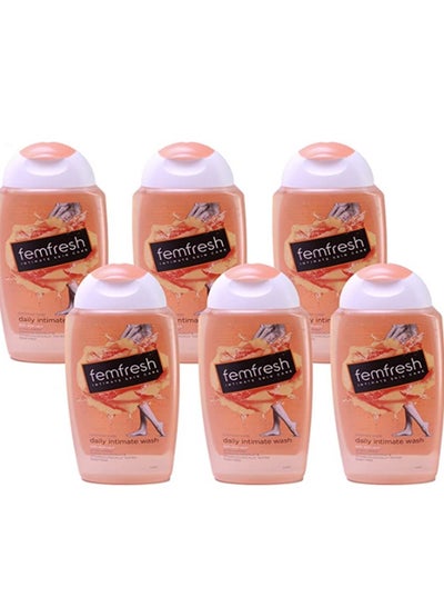 Buy Daily wash for sensitive areas Vim Fresh 250 ml (6-piece bottle) in Saudi Arabia