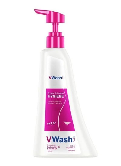 Buy VWash Plus Expert Intimate Hygiene Wash, 350 ml, Prevents Itching, irritation & dryness, No Paraben & SLS, Suitable For All Skin Types, For Daily Use in UAE