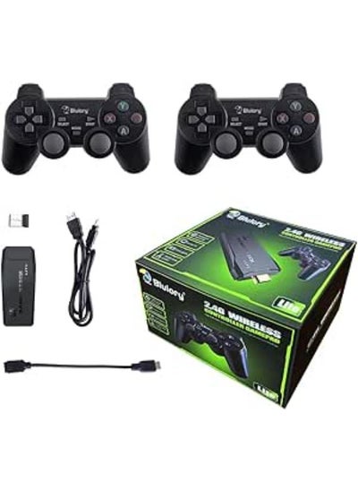 اشتري Blulory 4K Smart Video Game TV Stick,Video Game Consoles,10,000 Games 32/64GB Retro Classic Gamin 2.4G Wireless Gamepads Controller (64G,10000+ Games) في مصر