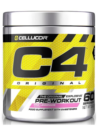 Buy Cellucor Original Beta Alanine Sports Nutrition Bulk Pre Workout Powder for Men And Women | Best Pre-Workout Energy Drink Supplements Creatine Monohydrate Ice Pink Lemonade 60 Servings in UAE