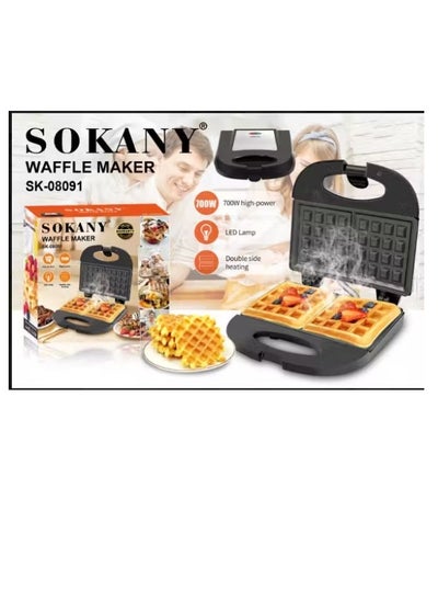 Buy Waffle Maker - Sk-08091 - Black - Sukani in Egypt