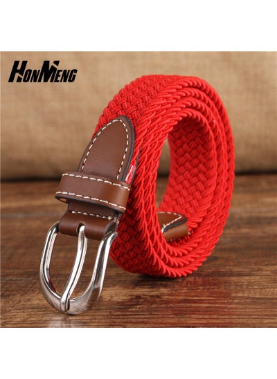 Buy 2.5cm Elastic Canvas Belt UnisexC6 C6 in UAE