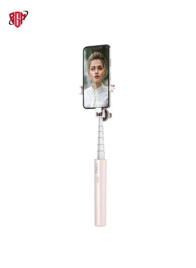 Buy CYKE P9 Universal Stretchable Hidden One-piece Wireless Bluetooth Selfie Stick(Pink) in UAE