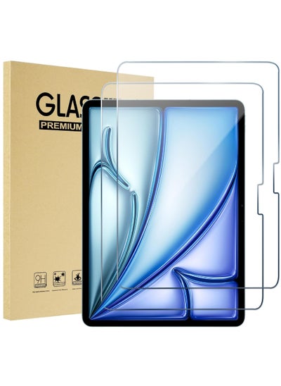 اشتري 2 Pcs Screen Protector for iPad Air 6th 11 inch M2 2024 A2902 A2903 A2904 Tempered Glass Film Guard for iPad Air 11inch  6th M2 2024 في الامارات