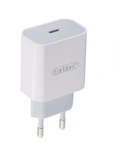 Buy USB Fast Charger 240v / 60hz - ES-EU4 White in Egypt