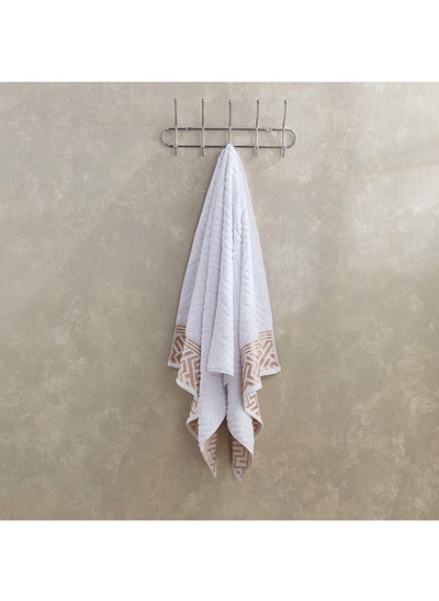 اشتري Meknes Lurex Patterned Cotton Bath Sheet 150 x 80 cm في الامارات