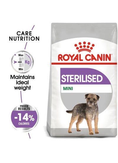 Buy Canine Care Nutrition Mini Sterilized Adult 3 KG in UAE