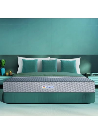 Buy Sleepwell Ortho Pro Spring | 10 Night Trial | Impressions Memory Foam Mattress With Airvent Technology And 3-Zone Pocket Spring | Super King Bed Size (200L x 200W x 30H cm) in UAE