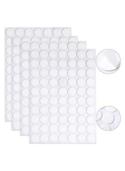 Buy 280 Pieces Double Sided Sticky Dots Stickers Removable Round Putty Clear Sticky Tack No Trace Super Sticky Putty Waterproof Small Stickers for Festival Decoration in UAE