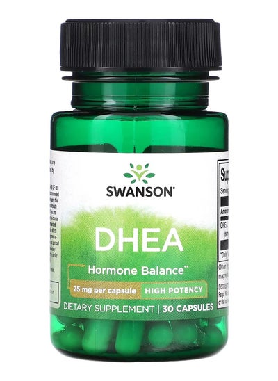 Buy Swanson, DHEA, High Potency, 25 mg , 30 Capsules in UAE