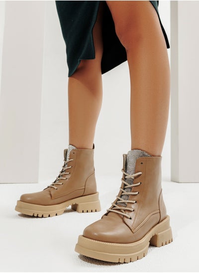 Buy Stress Leather Half Boot in Egypt