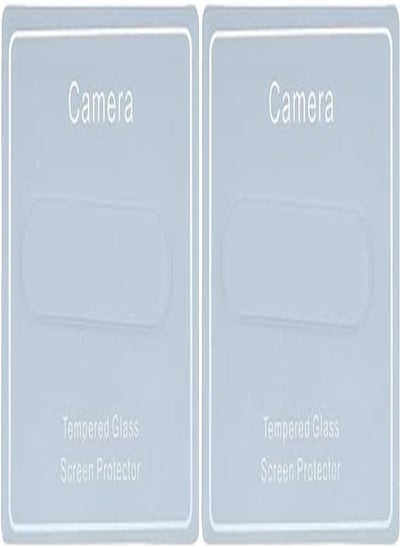 Buy Tempered Glass Back Camera Lens Protector for Xiaomi Redmi Note 10, Pack of 2 - Clear in Egypt