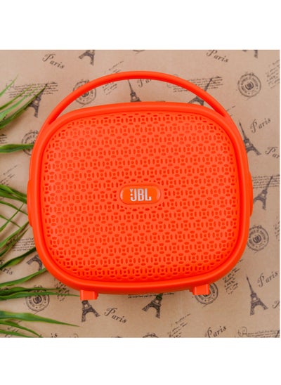 Buy Portable Bluetooth speaker supports memory card and USB flash JL-420 (Orange) in Egypt