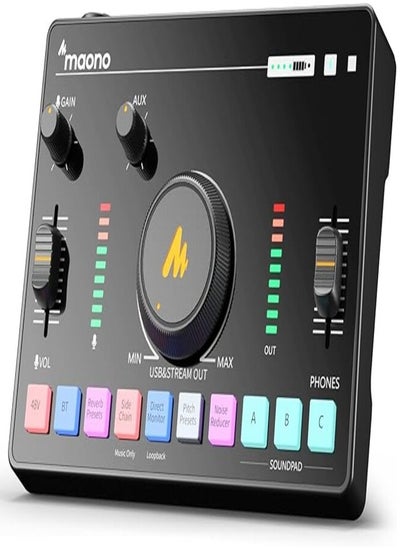 Buy Maono AMC2 NEO Portable All in One Podcast Production Studio Black in Saudi Arabia