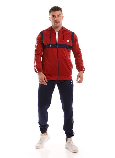 اشتري Hoodie With Pants Training Suit -multicolor في مصر