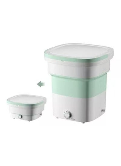 Buy Portable Mini Folding Washing Machine 1.8 kg 135 W 2152005 Green/White in UAE