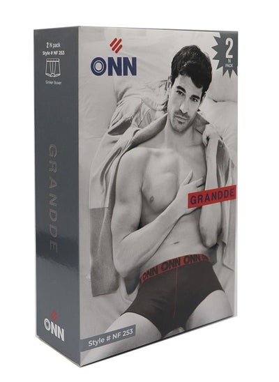 اشتري Mens Cotton Sinker Boxer 2pc في الامارات