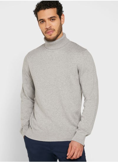 Buy Essential High Roll Neck Knit in UAE