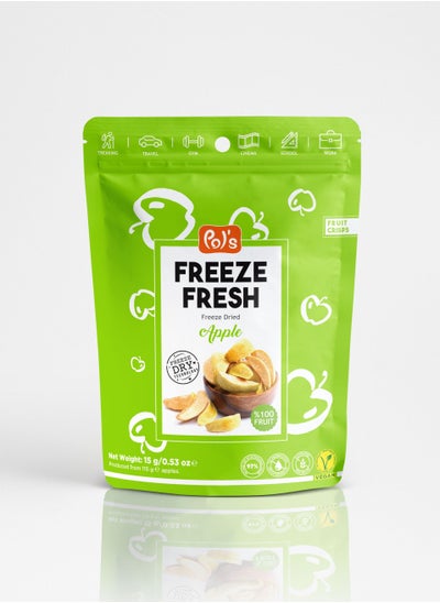 Buy Pol's Freeze Fresh- Dried Apple 15g in UAE