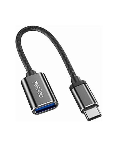 اشتري Yesido GS01 Type -C OTG Super Fast USB 3.0 Data Transmission - Black في الامارات