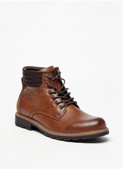 Buy Men's High Cut Boots With Zip Closure in UAE