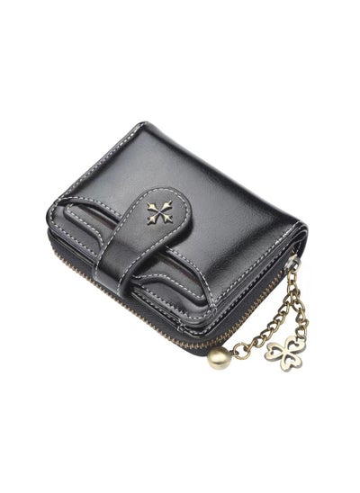 Buy Leather Wallet Black in UAE