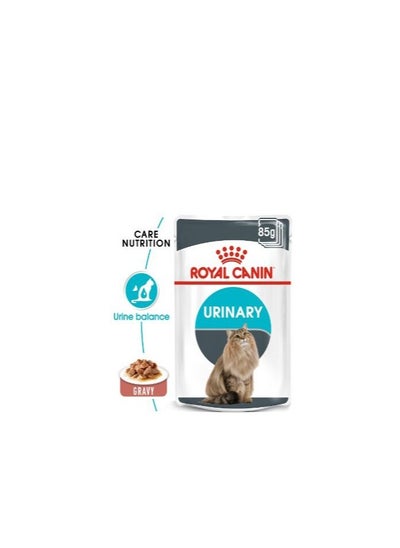 Buy Royal Canin Feline Care Nutrition Urinary Care in Gravy Adult Wet Cat Food 85G in UAE